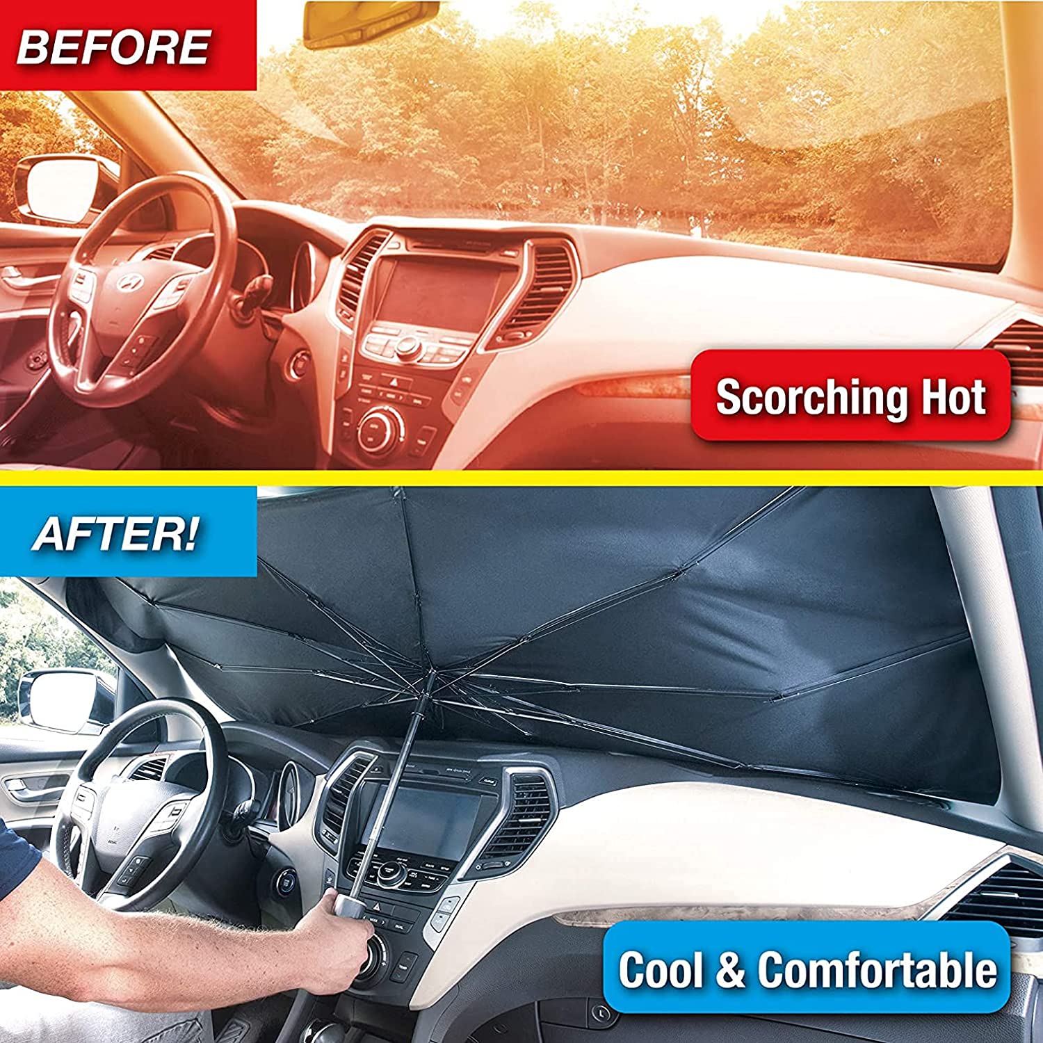 0519 Windshield Umbrella Sun Shade Cover Visor Sunshades Reviews Automotive Front Sunshade Fits Foldable Windshield Brella Various Heat Insulation Shield for Car DeoDap 0519 Windshield Umbrella Sun Shade Cover Visor Sunshades Reviews Automotive Front Sunshade Fits Foldable Windshield Brella Various Heat Insulation Shield for Car DeoDap